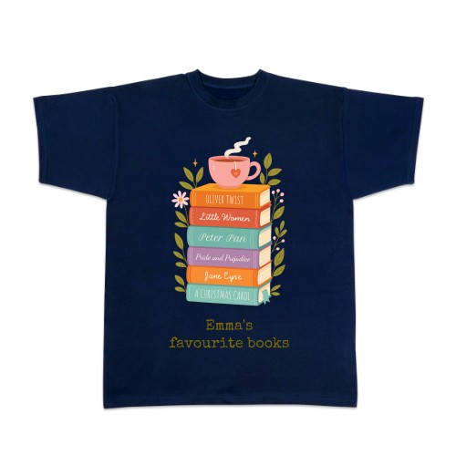 Lovely Book Stack - Text Only