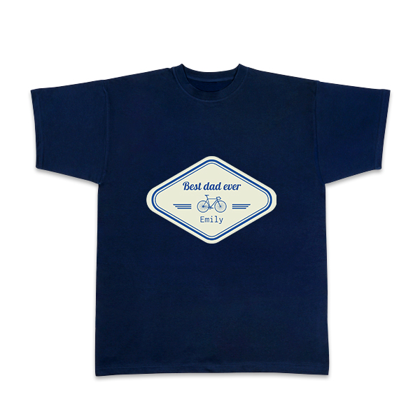 T-shirt bleu foncé