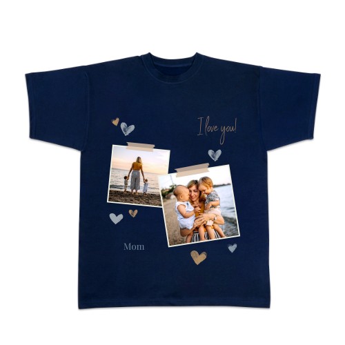 T-shirt mørkeblå