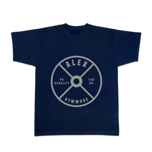 Barbell Plate - Text Only