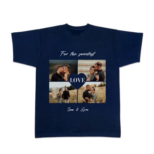 T-shirt bleu foncé T-shirt bleu foncé
