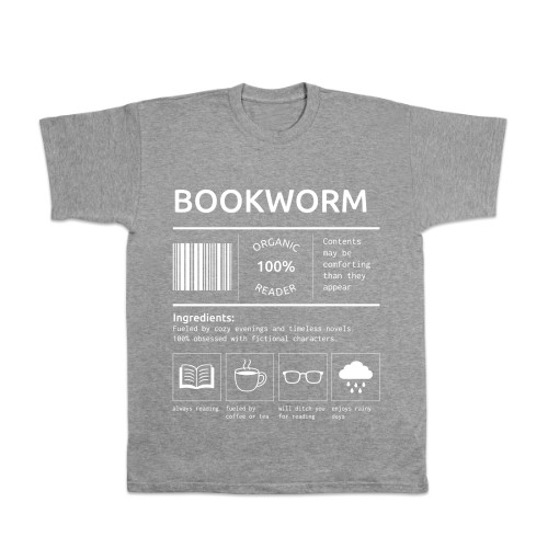 Book Worm Label - Text Only Book Worm Label - Text Only