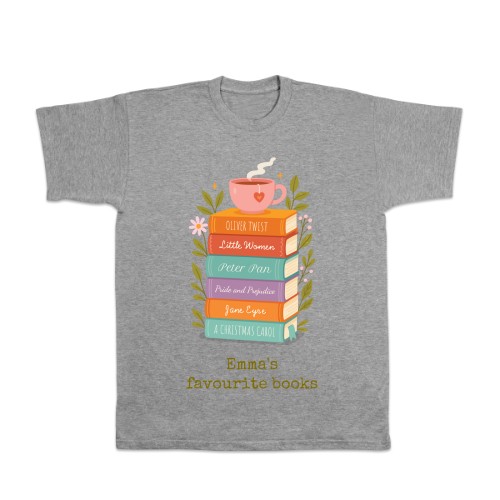 Lovely Book Stack - Text Only