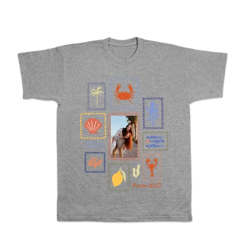 T-shirt mannen grijs
