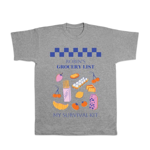 Playful Grocery List - Text only