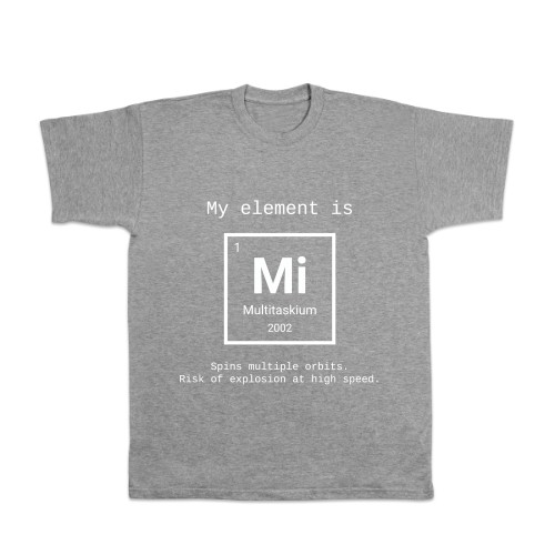 T-shirt Men Grey