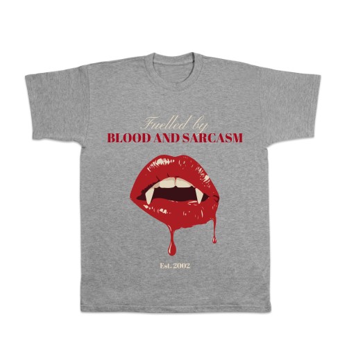 T-paita kuvalla harmaa