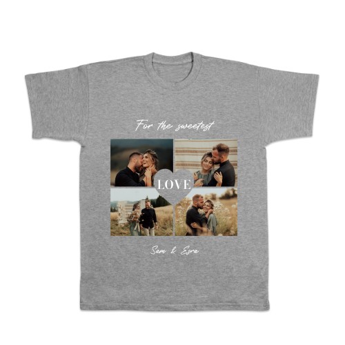 T-shirt mannen grijs T-shirt mannen grijs