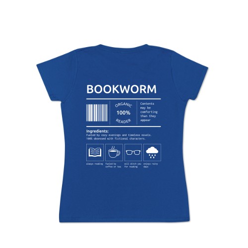 T-shirt femme bleu ciel Arrière T-shirt femme bleu ciel Arrière