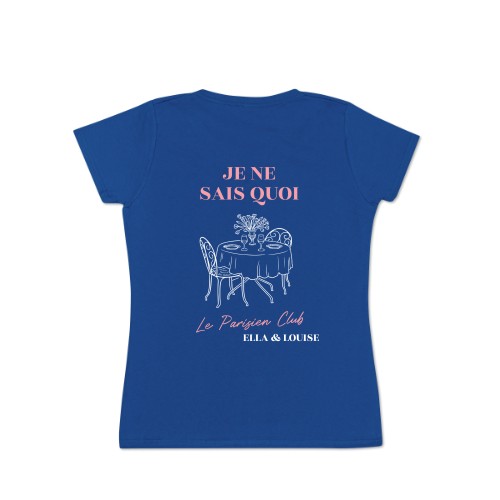 T-shirt Women Atoll Blue Back
