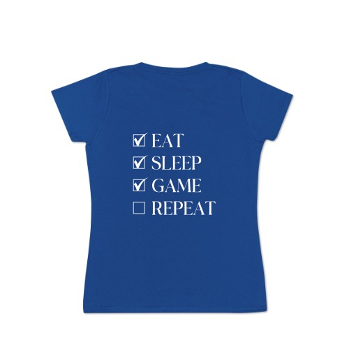 T-shirt Women Atoll Blue Back