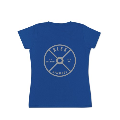 T-shirt Women Atoll Blue Back