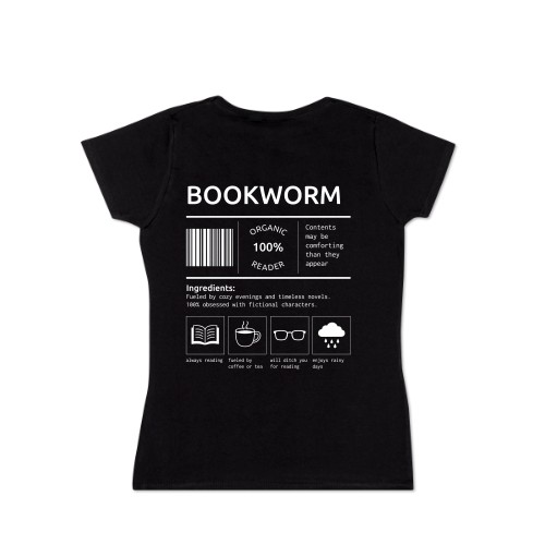 T-shirt femme noir Arrière T-shirt femme noir Arrière