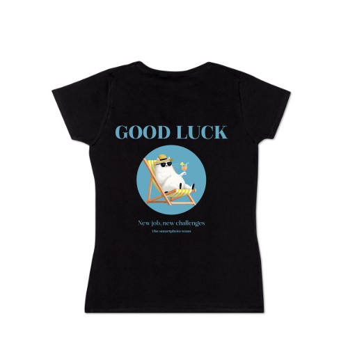 T-shirt Women Black Back T-shirt Women Black Back