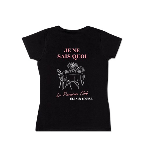 T-shirt Women Black Back