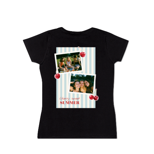 T-shirt Women Black Back