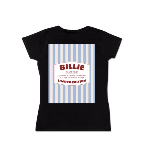 T-shirt Women Black Back T-shirt Women Black Back