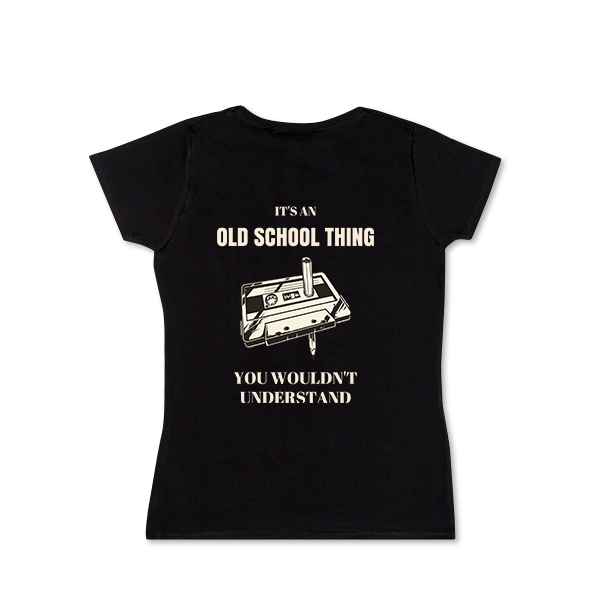 T-shirt Women Black Back