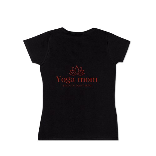 T-shirt Women Black Back T-shirt Women Black Back
