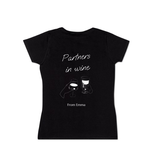 T-shirt Women Black Back T-shirt Women Black Back