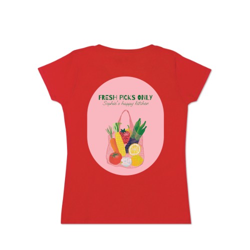 T-shirt Women Red Back T-shirt Women Red Back