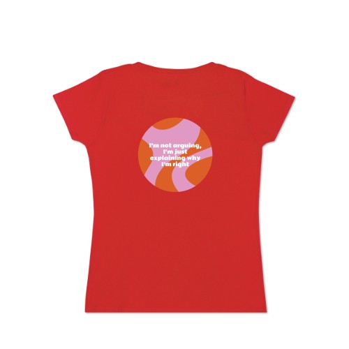 T-shirt Women Red Back T-shirt Women Red Back