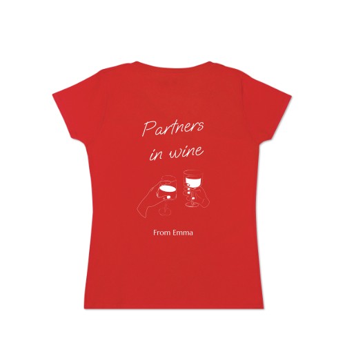 T-shirt Women Red Back T-shirt Women Red Back