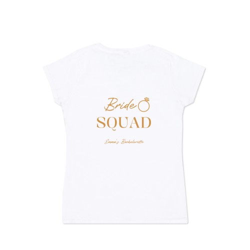 T-shirt vrouwen wit Achterkant T-shirt vrouwen wit Achterkant