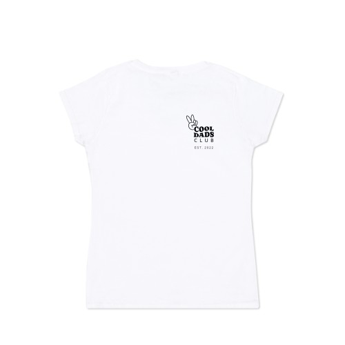 T-shirt femme blanc Arrière