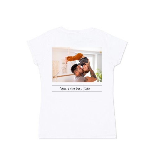 T-shirt Women White Back