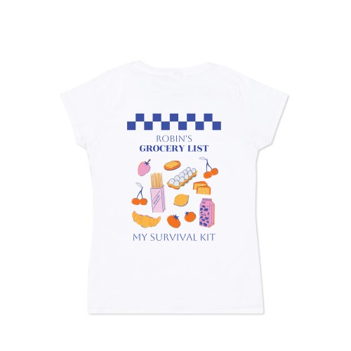 T-shirt Women White Back T-shirt Women White Back