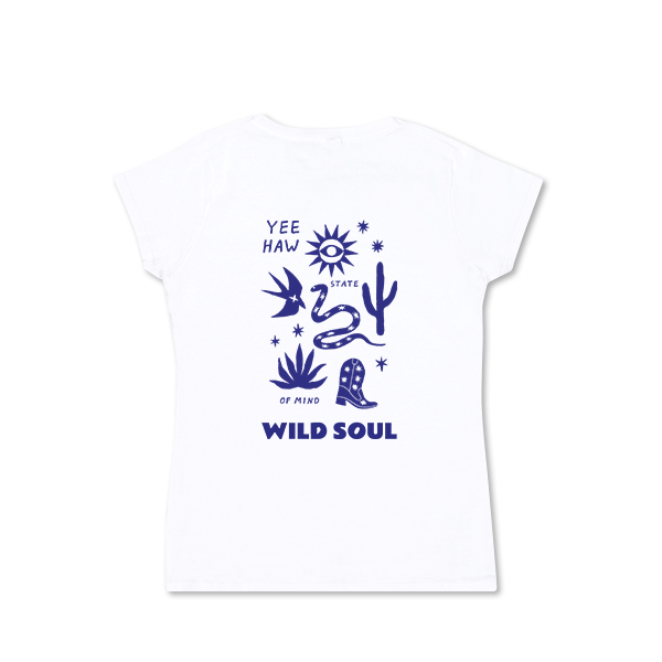 T-shirt Women White Back T-shirt Women White Back