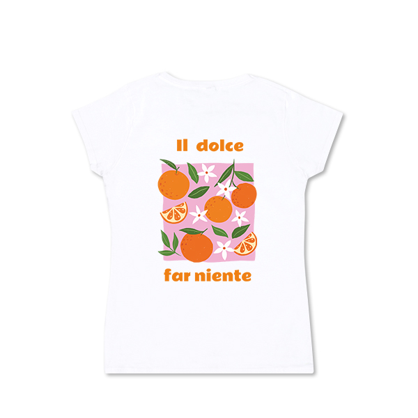T-shirt Women White Back