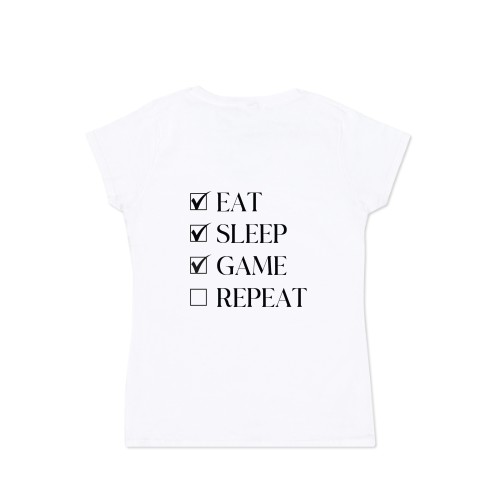 T-shirt Women White Back T-shirt Women White Back