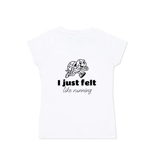 T-shirt dam vit Baksida