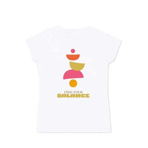 T-shirt Women White Back T-shirt Women White Back