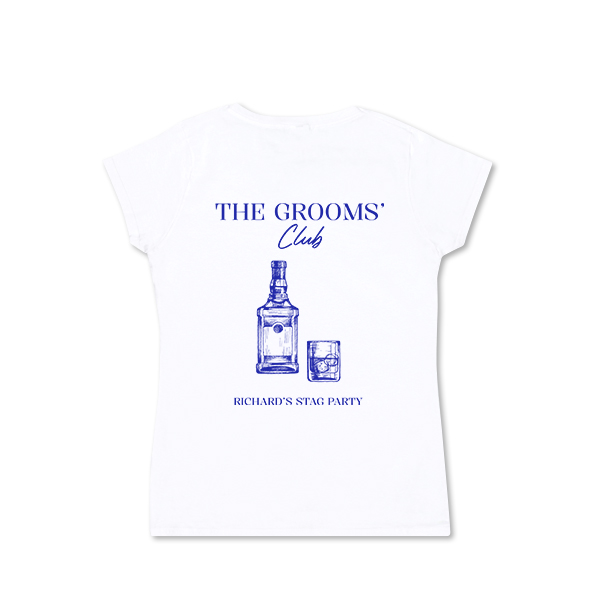 T-shirt vrouwen wit Achterkant