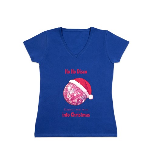 Frauen T-Shirt Korallenblau