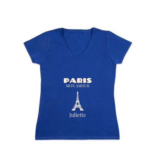 T-shirt femme bleu ciel