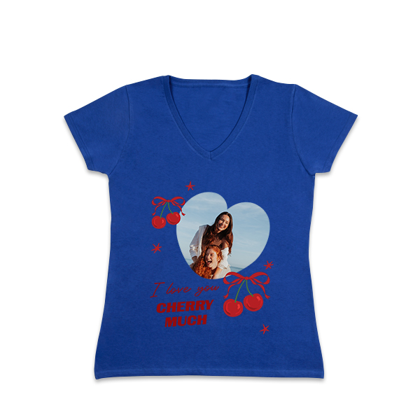 T-shirt femme bleu ciel