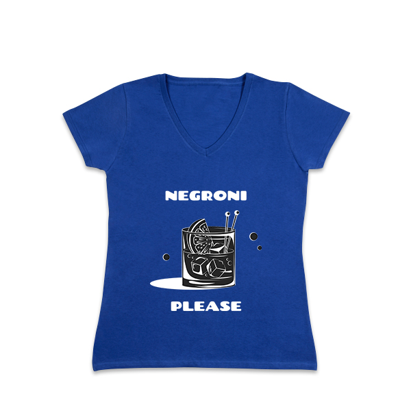 Frauen T-Shirt Korallenblau