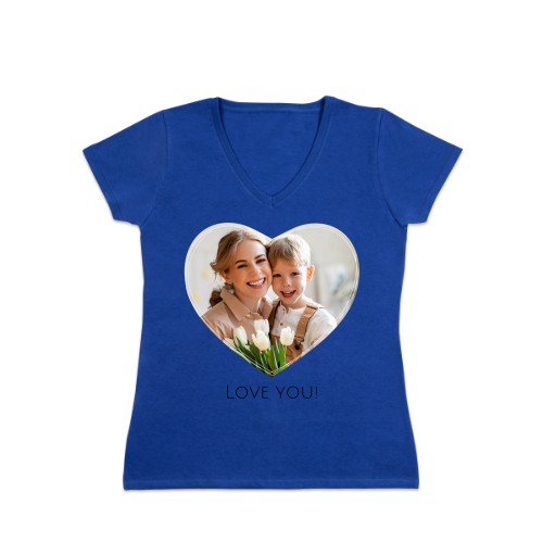 T-shirt dame lyseblå T-shirt dame lyseblå