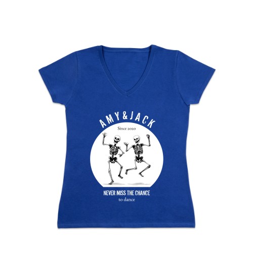 Naisten T-paita atollinsininen