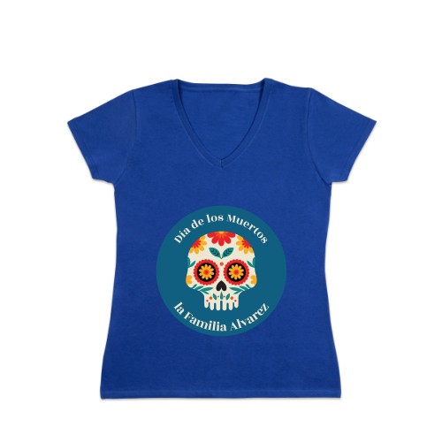 Naisten T-paita atollinsininen