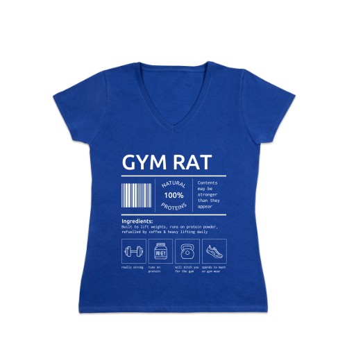 Gym Rat Label - Text only