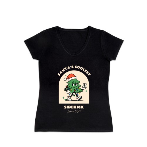 Frauen T-Shirt Schwarz