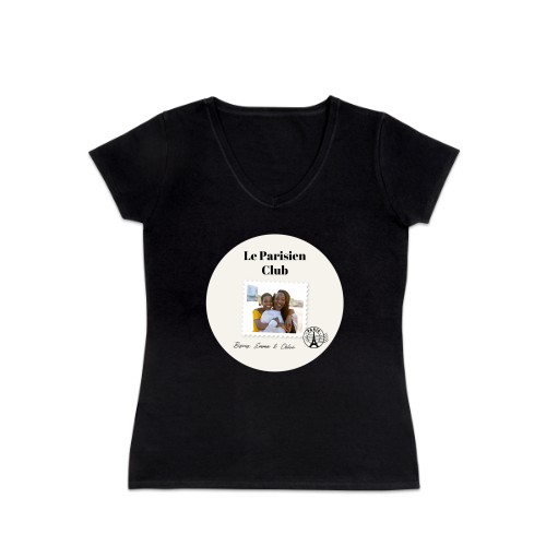 T-shirt femme noir