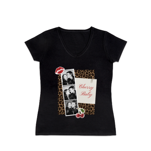 Leopard Cherry Collage Leopard Cherry Collage
