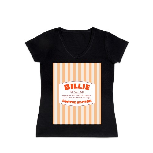 Retro Namelabel Stripes - Text only