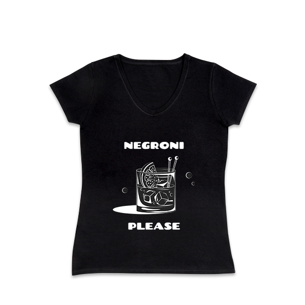 Frauen T-Shirt Schwarz